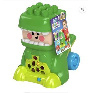 MEGA BLOKS Jammy Stackers T-Rex Toy Block Building Set Toddlers 1-3 NWOT